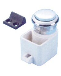 Déclic à bouton Self latching pour porte 16 à 22 mm