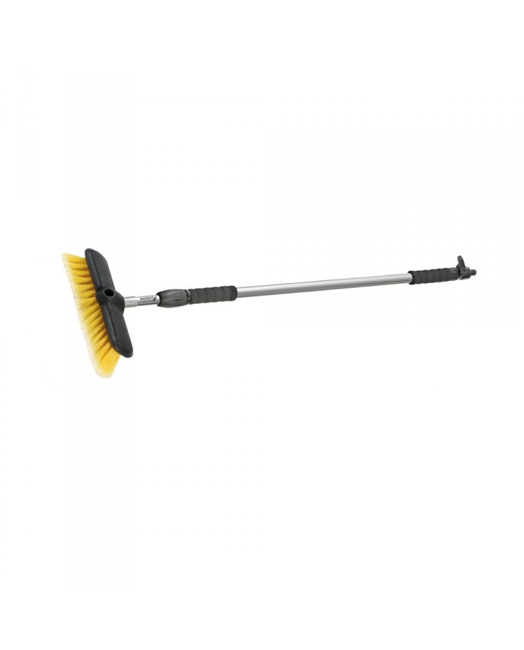 Balai Brosse Télescopique Yachticon 130-300 Cm - Aluminium Léger Pour Bateau, Voiture, Caravane