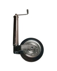 Roue jockey réglable tube de ø60 mm