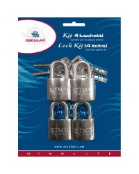 Set de 4 cadenas arc inox inox 20mm interne