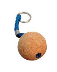 Porte-clés liège une boule ø35 mm