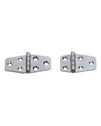 Charnière rectangulaire inox 51 x 27