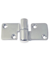 Charnière inox amovible 100x50mm droite