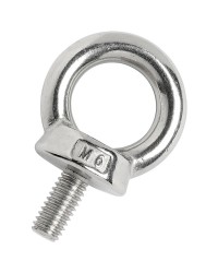 Anneau inox A4 fileté mâle 8 mm
