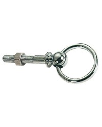 Anneau mobile ø50mm sur tige laiton chromé