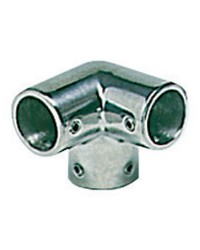 Angle 3 voies inox ø22 mm