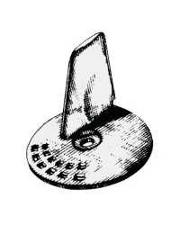 Anode queue carpe zinc Suzuki 55/65CV - Ø60mm OEM 55125-95301