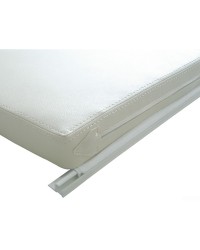 Liston en PVC semi-rigide blanc pour voiles légers x 4M