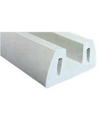 Profilé PVC gris 72x30mm 2m