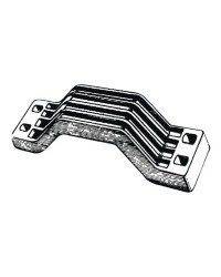 Anode Yamaha/Mariner 100/300CV zinc OEM 6G5-4525101