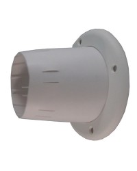 Passe-câble ouvert blanc - ø105 mm exterieur - PVC