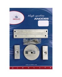 Kit ANODE Mercury pour VERADO 4/OPTIMAX magnésium OEM 826134x2 + 828298+762145