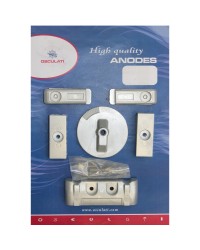 Kit ANODE Mercury pour VERADO 6 magnésium OEM 892227x4+880653+826134x2+762145