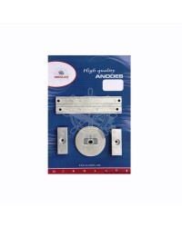 Kit ANODE Mercury pour 75/80/90/100/115 EFI magnésium OEM 826134x2 + 31640 + 818298