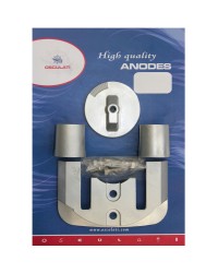 Kit ANODE Mercruiser pour BRAVO 2 à partir de 89 et B3 (89-2003) magnésium OEM 762145+821630+806190x2