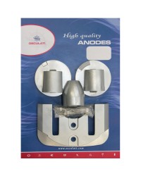 Kit ANODE Mercruiser pour BRAVO 3 à partir de 2004 magnésium OEM 762144+762145+865182+821630+806190x2