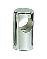 Embout de main-courante inox terminal ø35x65 pour tubes ø25mm - goujon M8
