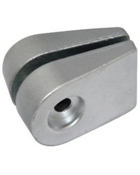 Anode plaque double Johnson/Evinrude 20/25/35HP zinc à partir de 1991 OEM 389999