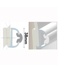 Support de liston de 4 mètres - modèle 38 mm