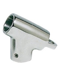 Raccord T inox 60° ø22mm avec oeil