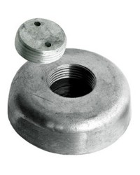 Anode avec fixation escamotable zinc Ø120xh35mm - 2,8Kg