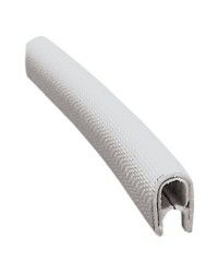 Profilé PVC pour finition sur arrête de 4 à 6mm épaisseur - blanc par 50M