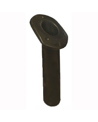 Porte-canne en polypropylène UV stabilisé 240 mm Ø interne 43 mm oval - noir