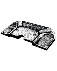 Anode plaque Mercruiser Alpha One magnésium OEM 815933A1/821629A1