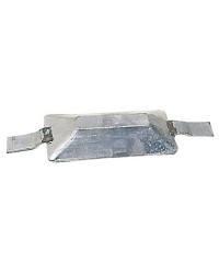 Anode prismatique zinc à visser ou souder 200x100x20mm - 2,9Kg