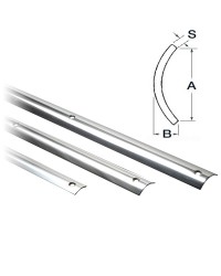Profilé arc de cercle inox 28mm X 3M