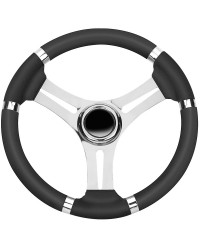 Volant B inox/noir 350mm pour cône universel