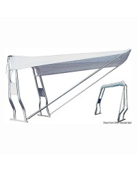 Taud télescopique blanc pour Roll-bar 145 X 145 cm
