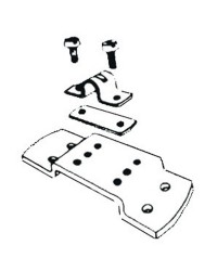 Stop gaine L3 avec plaque pour cables C2/C7/C8/mach0