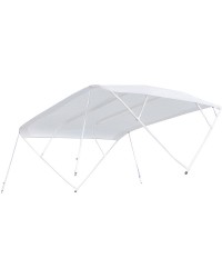 Bimini 3 arceaux Shade Master Fish alu - blanc - 140 à 160 cm