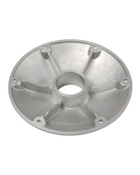 Base de rechange alu anodisé poli 240 mm pour pied de table conique 48.418.28 - 60 mm