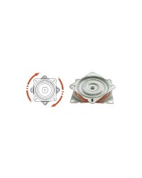 Platine pivotante pour siège inox