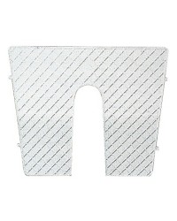 Protège tableau plastique blanc 45x36cm dégressif