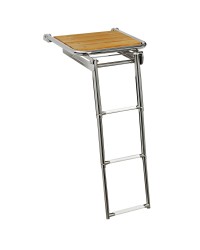 Plateforme TL 39x45 avec echelle 3 marches téléscopiques et escamotables