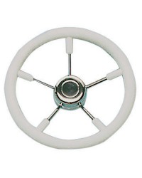 Volant polyuréthane-inox ø320 mm blanc pour cône universel