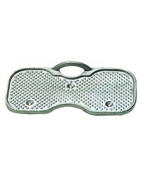 Protège tableau support moteur alu avec anneau de sécurité 200x94 mm