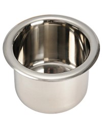 Porte-verre/canettes inox