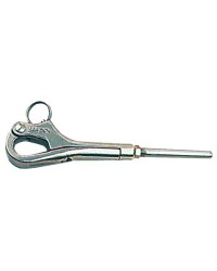 Crochet pélican inox - ø5 mm