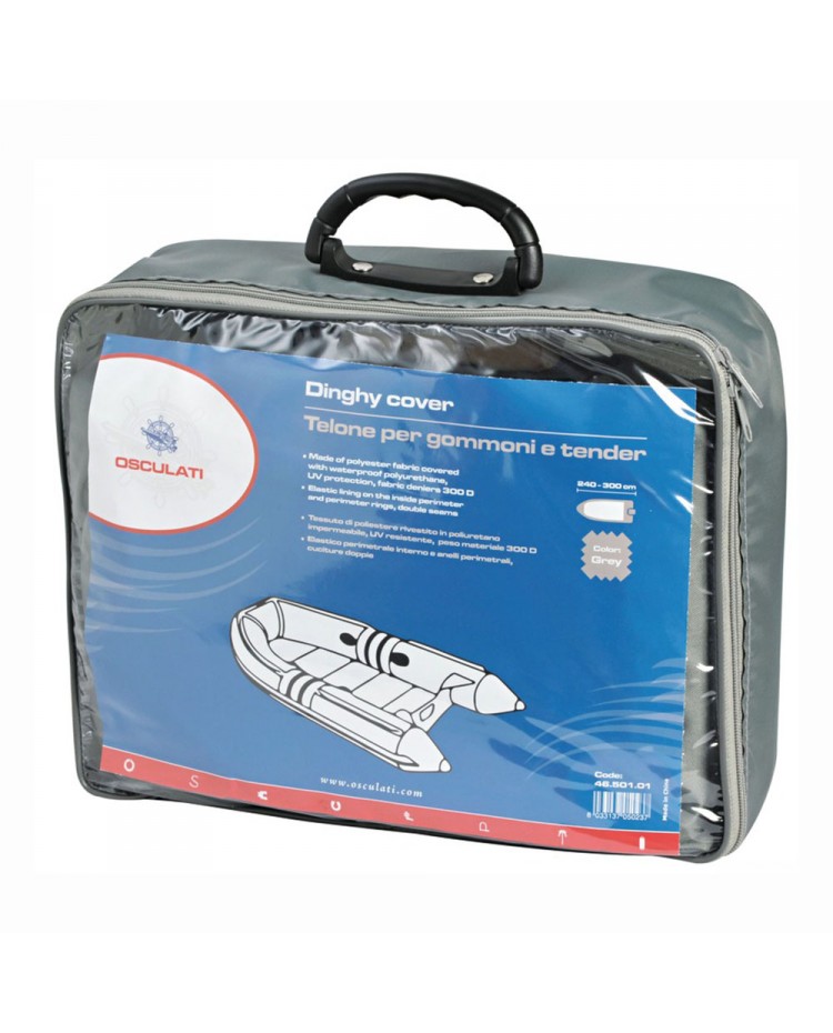 Bâche pour bateaux pneumatiques 240300 grise