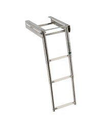 Echelle inox escamotable 3 marches