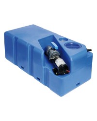 Centrale réservoir eaux noires - broyeur horizontal 105 litres - 24V