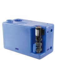 Centrale réservoir eaux noires - broyeur vertical 77 litres - 24V