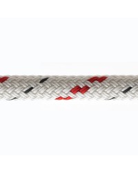 Drisse Doublebraid - Blanc - ø8 mm - témoin rouge