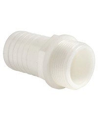 Raccord nylon tuyau droit 1''1/2 x 38 mm