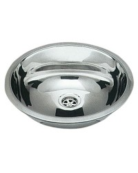 Evier inox rond 387 mm