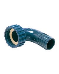 Raccord évacuation 90° - 30 mm